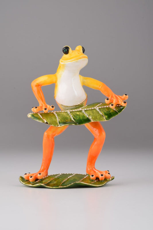 Frog Playing on Keyboards Orchid Menoetius
